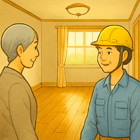 完了検査 引き渡し