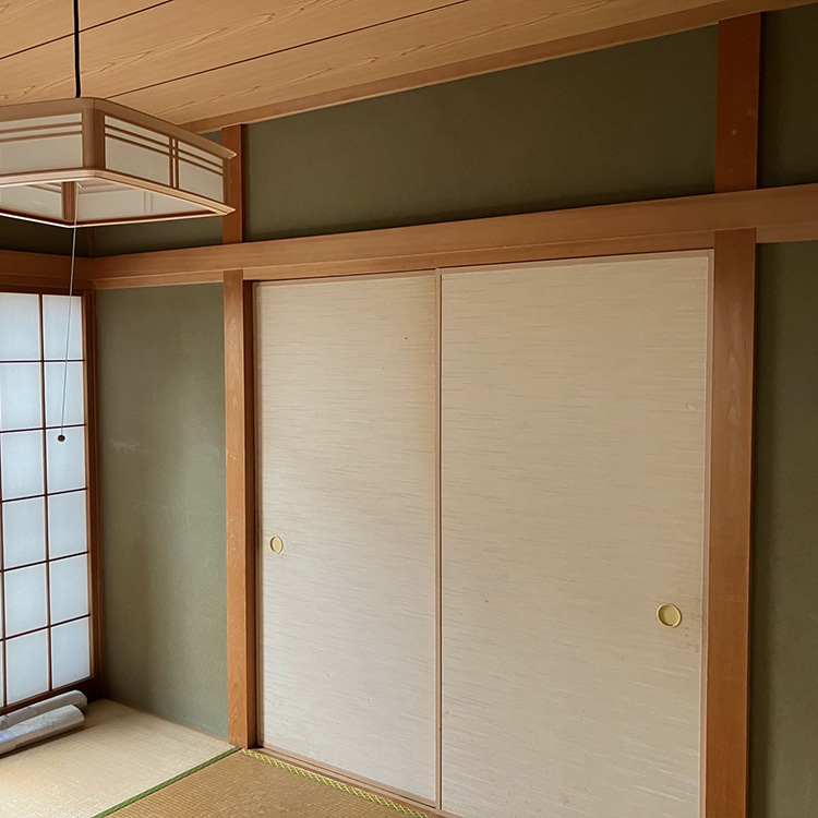 和室施工前