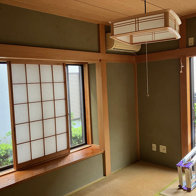 和室施工前