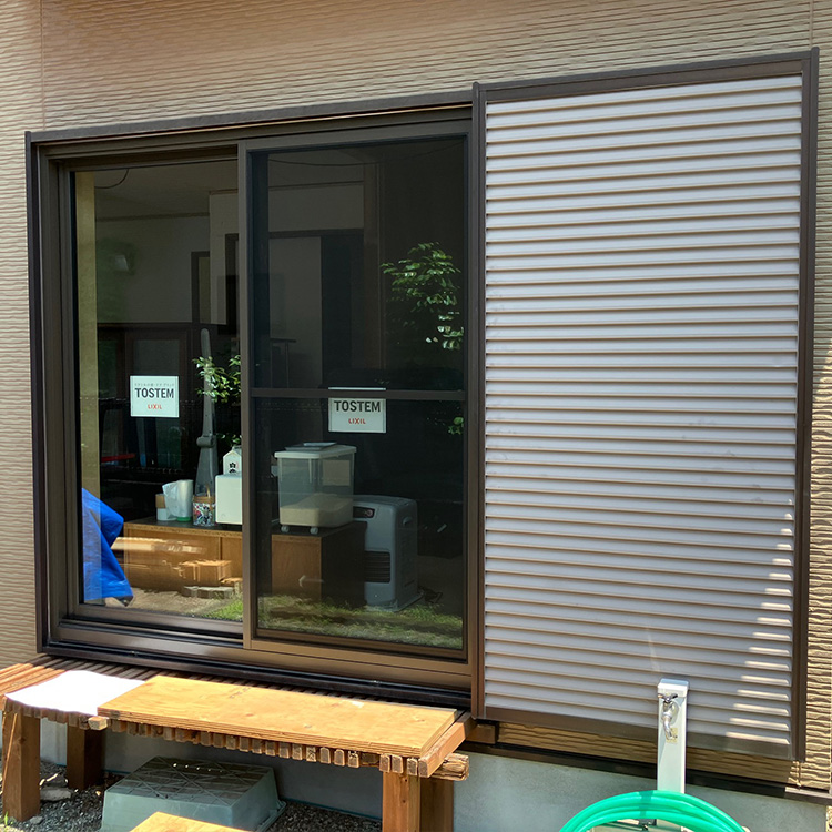 サッシ施工後